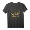 Mathe-Formel Wurzel Nerd T-Shirt zum 18. Geburtstag - Lustiges Wissenschafts-Design für 2005 Geborene