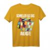 Cube Würfel T-Shirt für Nerds, Studenten, Lehrer und Freunde – Originelles Design für Spieleliebhaber und Kniffler