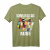 Cube Würfel T-Shirt für Nerds, Studenten, Lehrer und Freunde – Originelles Design für Spieleliebhaber und Kniffler