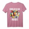 Cube Würfel T-Shirt für Nerds, Studenten, Lehrer und Freunde – Originelles Design für Spieleliebhaber und Kniffler