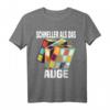 Cube Würfel T-Shirt für Nerds, Studenten, Lehrer und Freunde – Originelles Design für Spieleliebhaber und Kniffler