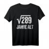 Lustiges Wurzel Mathe T-Shirt zum 17. Geburtstag – Originelles Geschenk für Teenager, Freunde und Familie