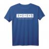 2+2÷2=3 Confused Screaming Mathe T-Shirt – Lustiges Geschenk für Schüler, Studenten und Menschen mit Lernschwierigkeiten in Mathe