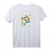 Würfel Zauber mit Mathe Gleichungen - Retro Nerdy Rubik T-Shirt für Mathespezialisten, Speedcuber & Rätsel-Liebhaber