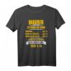 Lustiges Maurer Stundenlohn Maurermeister Geschenk T-Shirt – Perfekt für Bauarbeiter, Handwerker & Maurer zum Geburtstag & Weihnachten