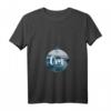 Damen Yoga OM T-Shirt mit Meditation & Wasser-Design – Spirituelles T-Shirt für innere Ruhe & Lebensfreude