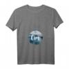 Damen Yoga OM T-Shirt mit Meditation & Wasser-Design – Spirituelles T-Shirt für innere Ruhe & Lebensfreude