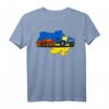 Ukrainischer Traktor zieht russischen Panzer T-Shirt – Für Frieden, Solidarität und Gegen den Krieg in der Ukraine