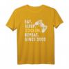 Zockern Eat Sleep Zocken Since 2002 Gamer T-Shirt – Perfektes Geschenk für Gamer & Gamerin, Geburtstag & Gaming Fans