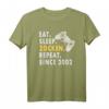 Zockern Eat Sleep Zocken Since 2002 Gamer T-Shirt – Perfektes Geschenk für Gamer & Gamerin, Geburtstag & Gaming Fans