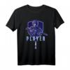 Gamer Partnerlook T-Shirt Player 1 & Player 2 - Perfektes Geschenk für Zocker Paare und Videospiel-Fans