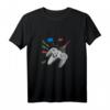 Retro Gaming Raketen-Controller T-Shirt - Lustiges Pixel Alien Design, Perfektes Geschenk für Gamer zu Geburtstag, Weihnachten & Co.