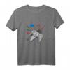 Retro Gaming Raketen-Controller T-Shirt - Lustiges Pixel Alien Design, Perfektes Geschenk für Gamer zu Geburtstag, Weihnachten & Co.