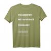 Philosophie Metaphysik Theologie Wissenschaft Humor T-Shirt – Perfektes Geschenk für Wissenschafts- und Philosophiebegeisterte zu Weihnachten und Geburtstagsfeiern