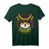 SHIB ARMY Münze Samurai Zum Mond T-Shirt – Niedliches Shiba Inu Meme Kryptowährung Shirt für Krypto Fans, Weihnachten & Geburtstage