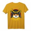 SHIB ARMY Münze Samurai Zum Mond T-Shirt – Niedliches Shiba Inu Meme Kryptowährung Shirt für Krypto Fans, Weihnachten & Geburtstage
