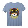SHIB ARMY Münze Samurai Zum Mond T-Shirt – Niedliches Shiba Inu Meme Kryptowährung Shirt für Krypto Fans, Weihnachten & Geburtstage