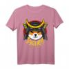 SHIB ARMY Münze Samurai Zum Mond T-Shirt – Niedliches Shiba Inu Meme Kryptowährung Shirt für Krypto Fans, Weihnachten & Geburtstage