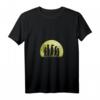Damen Erdmännchen Surikate T-Shirt mit Mondmotiv – V-Ausschnitt, stylisches Tierdesign für Damen, Herren und Kinder