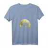 Damen Erdmännchen Surikate T-Shirt mit Mondmotiv – V-Ausschnitt, stylisches Tierdesign für Damen, Herren und Kinder