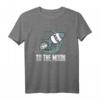 XRP zum Mond Ripple Crypto Cryptocurrency T-Shirt – Für Blockchain-Liebhaber, Hodler & Händler, ideal für Krypto-Fans