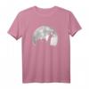 Retro Mond Schnecke T-Shirt – Süßes Tiermotiv für Schneckenliebhaber im Retro-Design