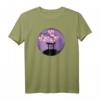 Japan Torii-Tor Schrein Kirschblüte und lila schwebender Mond - Fan T-Shirt für Japan-Liebhaber & Kunstfans
