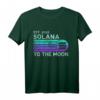 Lustiges Vintage Solana SOL Krypto Zum Mond T-Shirt | Retro Solana Blockchain Geschenk für Fans und Enthusiasten
