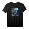 Damen T-Shirt mit drei Wölfen Heulen und Mond - Lustiges und Kreatives Wolfsthema für Tierliebhaber mit Humor