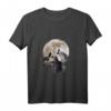 Drei Wölfe heulend am Mond – Wolf-Liebhaber T-Shirt, exklusives Tiermotiv als Geschenk für Natur- und Raubtierfans