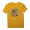 Mensch schaukelt vor dem Mond - Cooles Weltraum T-Shirt mit Mondschein, Galaxie und Retro-Look für Astronomie- und Sci-Fi-Fans