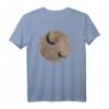 Mensch schaukelt vor dem Mond - Cooles Weltraum T-Shirt mit Mondschein, Galaxie und Retro-Look für Astronomie- und Sci-Fi-Fans