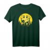 Backprint Smiley Mond T-Shirt - Lustiges Vollmond Design für Männer, Frauen und Kinder als Geschenkidee für Feiern und Festlichkeiten