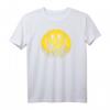Backprint Smiley Mond T-Shirt - Lustiges Vollmond Design für Männer, Frauen und Kinder als Geschenkidee für Feiern und Festlichkeiten