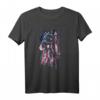 NASA-Astronaut Mond Patriotisches Weinlese-Retro T-Shirt – Klassisch geschnitten, robust genäht, perfekt für Weltraum- und Astronomie-Fans