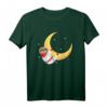 Faultier & Mond T-Shirt für Kinder & Erwachsene - Lustiges Faultier-Outfit für Pyjama-Partys, Freizeit & Kostüme