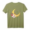 Faultier & Mond T-Shirt für Kinder & Erwachsene - Lustiges Faultier-Outfit für Pyjama-Partys, Freizeit & Kostüme