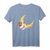 Faultier & Mond T-Shirt für Kinder & Erwachsene - Lustiges Faultier-Outfit für Pyjama-Partys, Freizeit & Kostüme