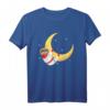 Faultier & Mond T-Shirt für Kinder & Erwachsene - Lustiges Faultier-Outfit für Pyjama-Partys, Freizeit & Kostüme