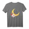 Faultier & Mond T-Shirt für Kinder & Erwachsene - Lustiges Faultier-Outfit für Pyjama-Partys, Freizeit & Kostüme