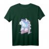 Damen 80s Retro Vaporwave & Pastel Goth Kawaii Mond V-Ausschnitt T-Shirt - Perfekt als Geschenk für Freundin oder Freund