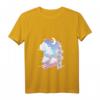 Damen 80s Retro Vaporwave & Pastel Goth Kawaii Mond V-Ausschnitt T-Shirt - Perfekt als Geschenk für Freundin oder Freund