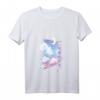 Damen 80s Retro Vaporwave & Pastel Goth Kawaii Mond V-Ausschnitt T-Shirt - Perfekt als Geschenk für Freundin oder Freund