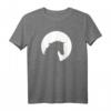 Pferd Mond T-Shirt für Reitfans – Klassisch geschnitten mit Pferdemotiv in der Nacht für Pferdeliebhaber
