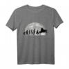 Pianist Evolution Mond Klavier T-Shirt – Für Musiker, Klavierspieler & Musikliebhaber mit klassischem Motiv