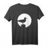 Möwe Mond T-Shirt – Strand- und Nachtmotiv, klassisch geschnitten, langlebig mit doppelt genähtem Saum