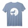 Möwe Mond T-Shirt – Strand- und Nachtmotiv, klassisch geschnitten, langlebig mit doppelt genähtem Saum