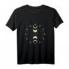 Okkult Sonne Mond T-Shirt – Esoterisches Design mit Baphomet, Tarot, Satanic & Sacred Geometry – Perfektes Geschenk für Gothic- und Okkult-Fans
