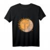 Mond und Sonne T-Shirt – Klassisch geschnitten mit Himmelskörper-Motiv, ideal für Astronomie- und Sonnenliebhaber