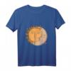 Mond und Sonne T-Shirt – Klassisch geschnitten mit Himmelskörper-Motiv, ideal für Astronomie- und Sonnenliebhaber